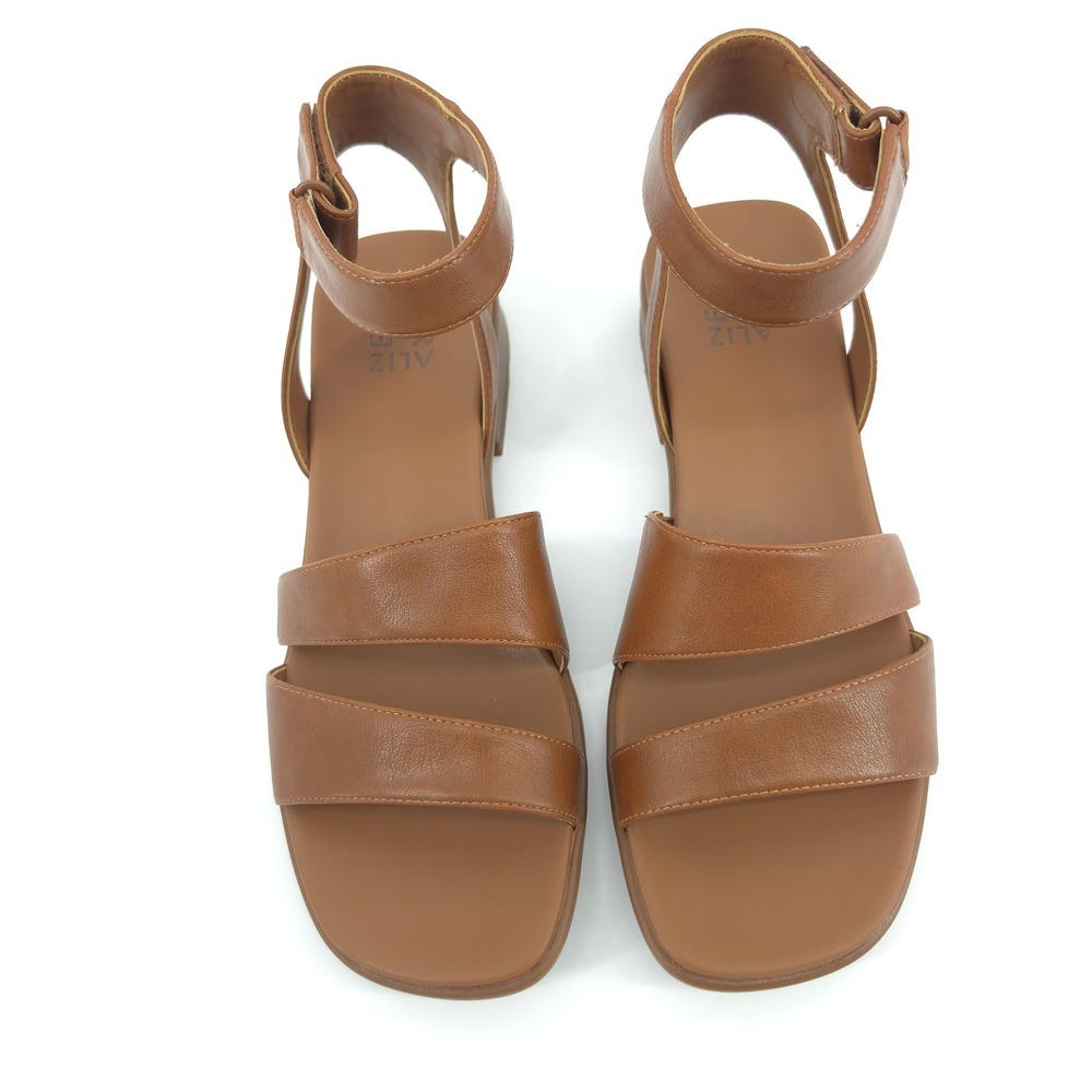 Naturalizer Womens Effie Sandal Synthetic English Tea Brown 9 Ankle Strap - Picture 7 of 7